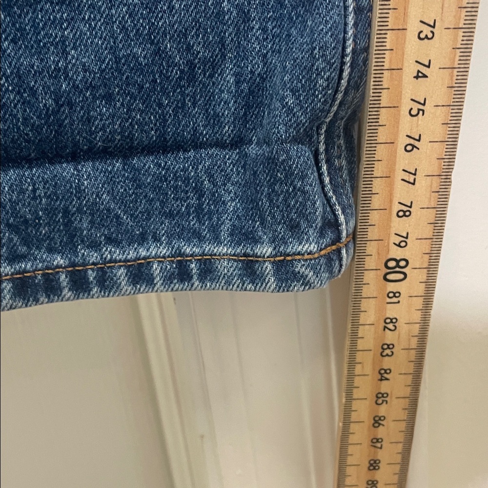 Aritzia - The Nina Stovepipe Highrise Tapered Organic Denim Jeans Blue 30 x 31 - Picture 8 of 14